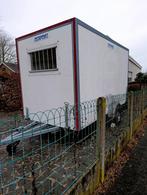 bouwkeet, schaftkeet, werfkeet met trekhaak intermat, Ophalen