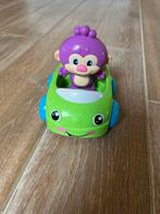 Fisher-Price Laugh & Learn Monkey's Learning Car, Kinderen en Baby's, Speelgoed | Fisher-Price, Speelset, Met geluid, Gebruikt