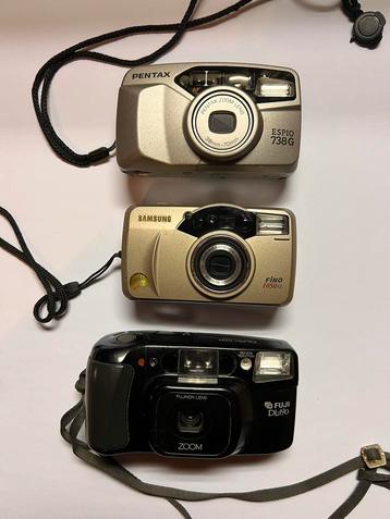 Lot 35mm compact camera’s / Pentax / Samsung / Fuji