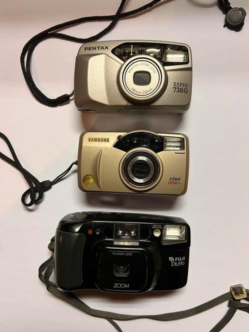 Lot 35mm compact camera’s / Pentax / Samsung / Fuji, Audio, Tv en Foto, Fotocamera's Analoog, Zo goed als nieuw, Compact, Fuji