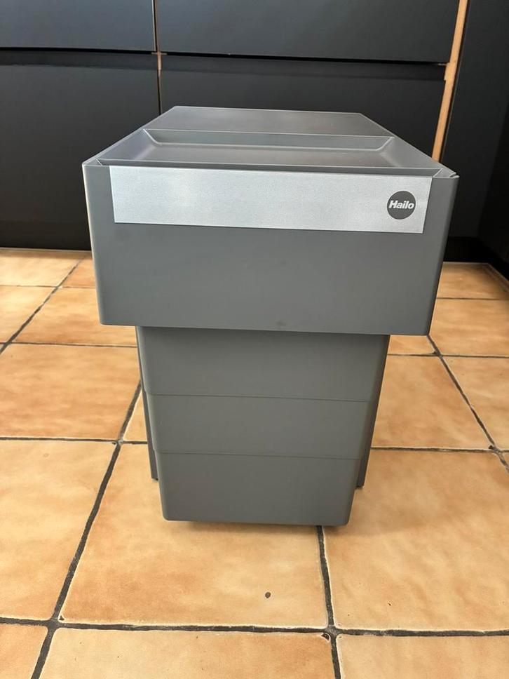 Poubelle encastrée Hailo – 2 bacs – excellente condition, Huis en Inrichting, Woonaccessoires | Prullenbakken, Zo goed als nieuw