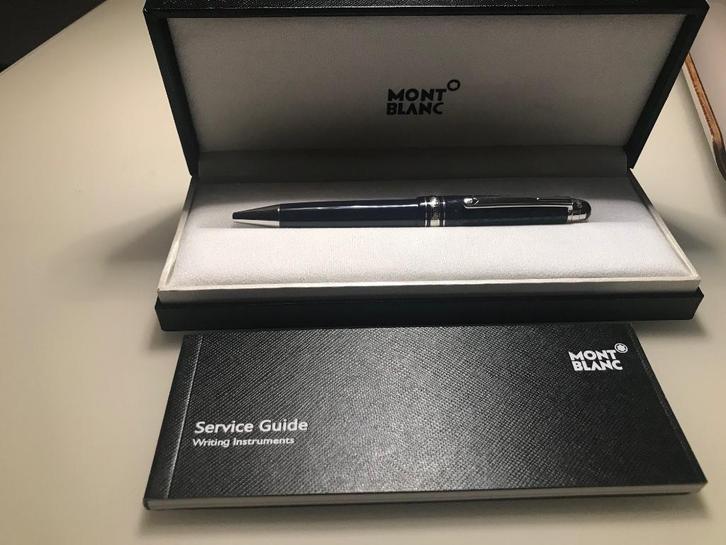 Montblanc balpen  Jules Vernes gelimiteerd, Verzamelen, Pennenverzamelingen, Nieuw, Balpen, Mont Blanc, Met doosje, Met reclame