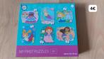 6 puzzels zeemeerminnen 2 tot 12 stuks, Ophalen of Verzenden, Minder dan 10 stukjes, Gebruikt, 2 tot 4 jaar