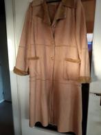 Manteau long daim marron clair neuf, Ophalen, Nieuw, Maat 42/44 (L)