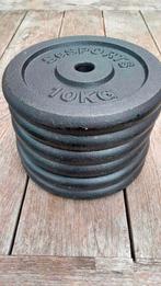 Halterschijven 6x10kg, Sport en Fitness, Ophalen, Zo goed als nieuw, Halterschijven