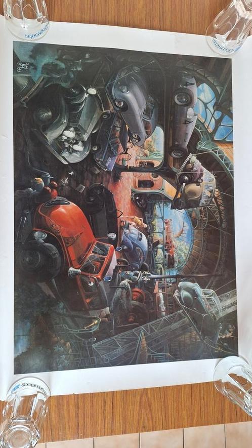Affiche Gunter Herzing Sammler's Traum 3/1983 80x60 cm., Collections, Posters & Affiches, Utilisé, Autres sujets/thèmes, A1 jusqu'à A3