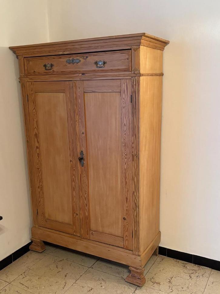 Massieve Grenen Kast – Landelijke Stijl, Huis en Inrichting, Kasten | Buffetkasten, Gebruikt, 150 tot 200 cm, 100 tot 150 cm, 50 tot 75 cm