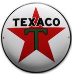 Texaco emaillen reclame bord en veel andere garage showroom, Ophalen of Verzenden, Zo goed als nieuw, Reclamebord