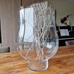 glazen vaas, Huis en Inrichting, Woonaccessoires | Vazen, Ophalen, Zo goed als nieuw, Glas, Minder dan 50 cm