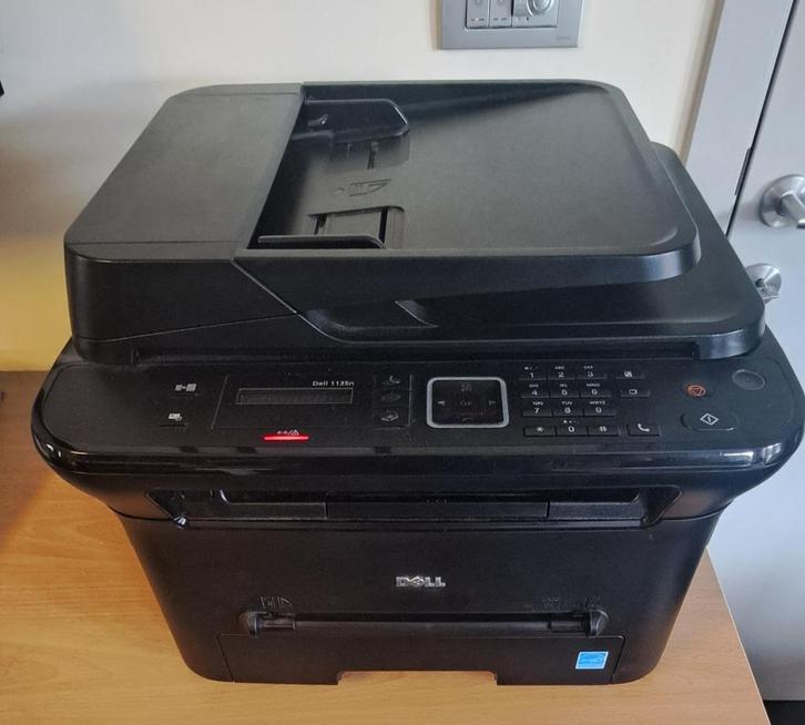 Laserprinter/Scanner/Fax Dell 1135n, Computers en Software, Printers, Gebruikt, All-in-one, Laserprinter, Faxen, Kopieren, Scannen