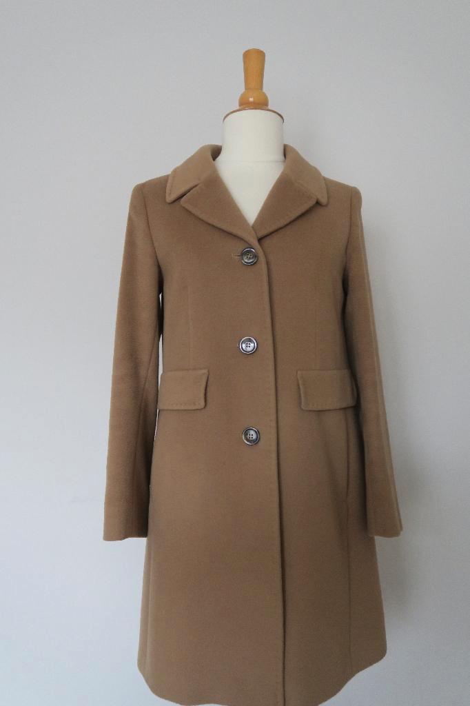 Manteau mi-long - Max Mara - M 34, Vêtements | Femmes, Vestes | Hiver, Comme neuf, Taille 36 (S), Beige, Enlèvement ou Envoi