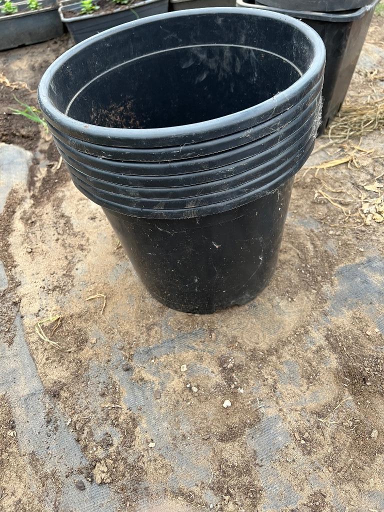 Heel grote bloempotten harde plastiek 35 x 25 cm, Tuin en Terras, Bloempotten, Zo goed als nieuw, Kunststof, Binnen, Balkon, Tuin
