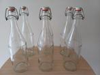 Set van 6 decoratieve glazen flessen Listel depuis 1883, Huis en Inrichting, Woonaccessoires | Overige, Gebruikt, Decoratie interieur
