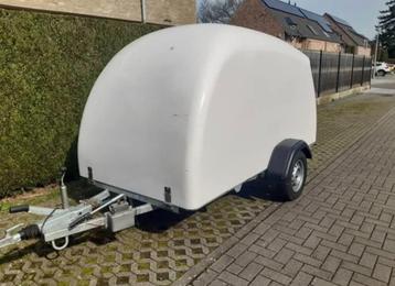 Aanhanger kan hydraulisch zakken. max 750 kg., Autos : Divers, Remorques, Enlèvement, Comme neuf