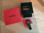 Montre Hugo Boss noire, Ophalen of Verzenden, Zo goed als nieuw