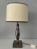 Vintage Willy daro lamp in brons gesigneerd, Antiek en Kunst, Ophalen