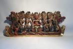 Sculpture sur bois Indonésie Polychrome Bali, Antiquités & Art, Enlèvement