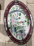 schotel in brons kunst werk gebakken1000 g, Ophalen of Verzenden, Glas