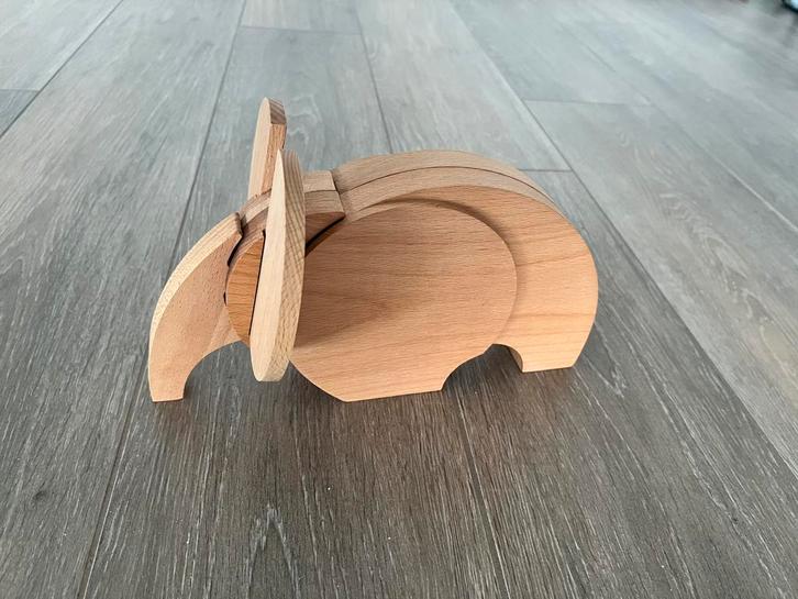 Wodibow Olaf-natuurlijk houten speelgoed puzzel met magneten, Kinderen en Baby's, Speelgoed | Houten speelgoed, Nieuw, Ophalen of Verzenden