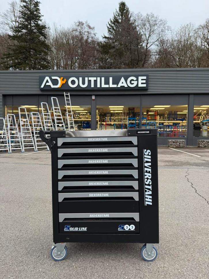 Servante 7/7 SilverStahl / clé dynamo, Doe-het-zelf en Bouw, Gereedschapskisten, Nieuw, Ophalen of Verzenden