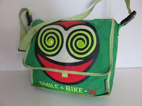 Smile+bike Walter Van Beirendock fietstas schoudertas 2009, Fietsen en Brommers, Fietsaccessoires | Fietstassen, Gebruikt, Ophalen of Verzenden