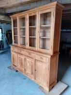Showroommodel Teak Buffetkast 210 cm, Huis en Inrichting, Kasten | Buffetkasten, Ophalen, 200 cm of meer, Glas, Zo goed als nieuw