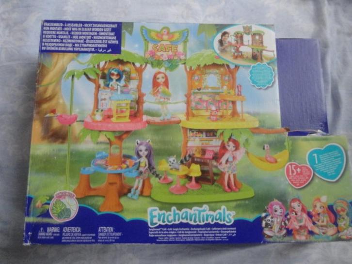 Enchantimals café, Kinderen en Baby's, Speelgoed | Poppenhuizen, Zo goed als nieuw, Poppenhuis, Ophalen of Verzenden