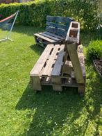 Pallet zetels, Tuin en Terras, Tuinbanken, Ophalen, Gebruikt, Hout