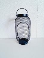 Ikea - Toppig - Lanterne pour bougie bloc / bougeoir - 36 cm, Ophalen of Verzenden, Kandelaar, Metaal, Zo goed als nieuw