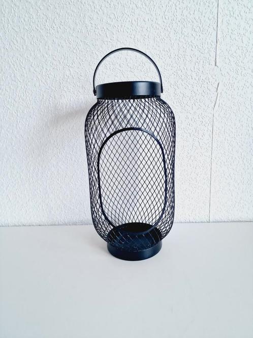 Ikea - Toppig - Lanterne pour bougie bloc / bougeoir - 36 cm, Huis en Inrichting, Woonaccessoires | Kandelaars en Kaarsen, Zo goed als nieuw