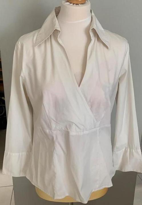 Chemise Amisu cache-coeur 42/44 ETAT NEUF, Vêtements | Femmes, Blouses & Tuniques, Comme neuf, Blanc, Enlèvement ou Envoi