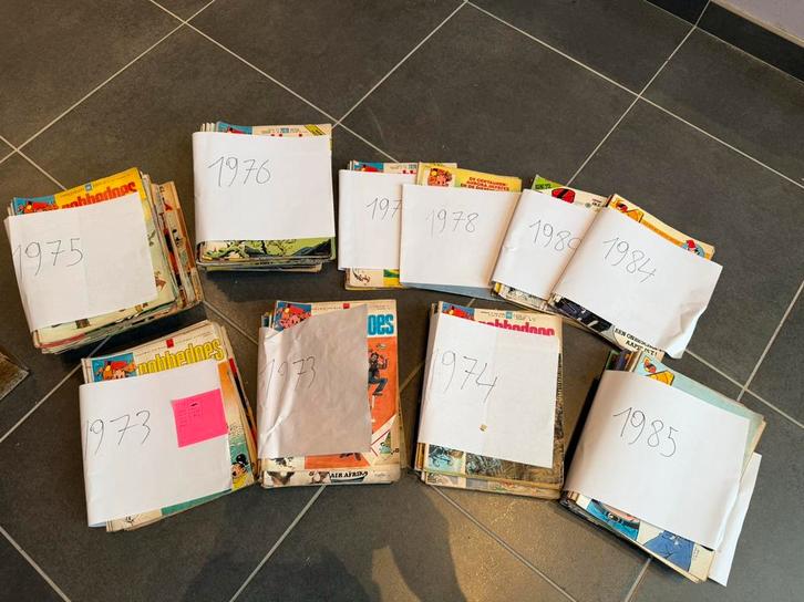 +- 200 exemplaren van Robbedoes magazine in het nederlands, Boeken, Strips | Comics, Gelezen, Meerdere comics, Europa, Ophalen of Verzenden