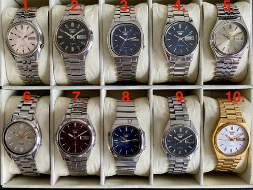 Plusieurs Seiko 5 Automatic disponibles, Handtassen en Accessoires, Horloges | Antiek, Seiko, Ophalen of Verzenden