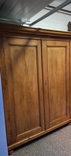 massieve houten kleerkast, Huis en Inrichting, Ophalen, Met deur(en), Gebruikt, 150 tot 200 cm