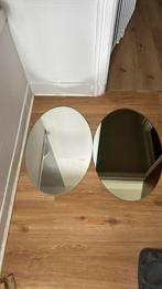 2 ovalen spiegels, Huis en Inrichting, Woonaccessoires | Spiegels, Ophalen of Verzenden, Zo goed als nieuw