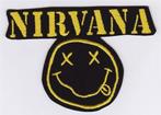 Nirvana stoffen opstrijk patch embleem #4, Nieuw, Kleding, Verzenden