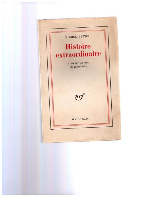 Histoire extraordinaire, essai sur un rêve de Baudelaire, Livres, Littérature, Utilisé, Enlèvement ou Envoi