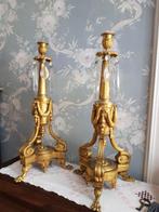 2 antieke kandelaars, Antiek en Kunst, Ophalen