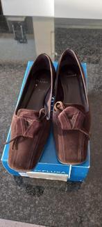 donkerbruine daim Fluxa schoenen mt 37, Enlèvement ou Envoi, Comme neuf, Brun, Chaussures basses