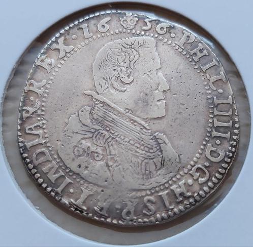 Ducaton 1636 (Brussel) Philips IIII / Zeldzaam (R1) !, Postzegels en Munten, Munten | België, Losse munt, Zilver, Zilver, Ophalen of Verzenden