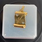18k gouden hanger „I love you” 1,15 g, Ophalen of Verzenden, Goud, Goud