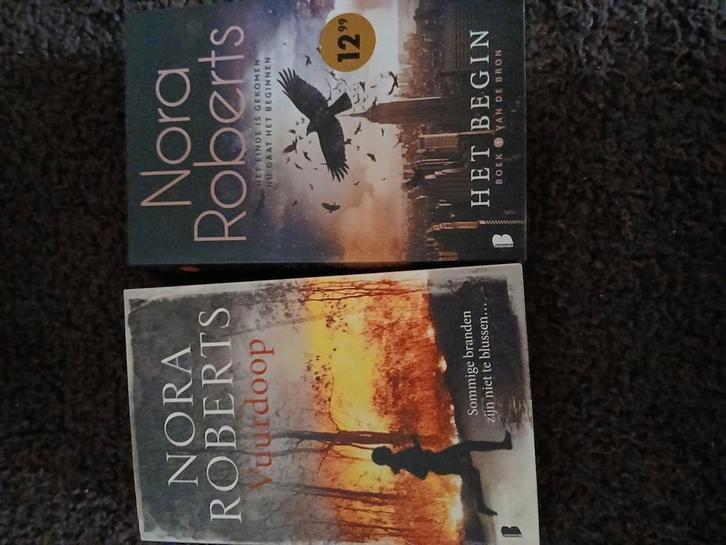 Nora Roberts - Vuurdoop 6 euro voor de twee, Boeken, Thrillers, Zo goed als nieuw, Ophalen