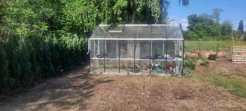 Serre en verre, Tuin en Terras, Kassen, Gebruikt, Kweekkas, Glas, Ophalen