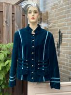 Prachtig fluwelen colbert smaragd groen. mt 40 Together, Kleding | Dames, Ophalen of Verzenden, Zo goed als nieuw