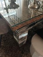 Grote railwood eettafel, Huis en Inrichting, Ophalen, Zo goed als nieuw