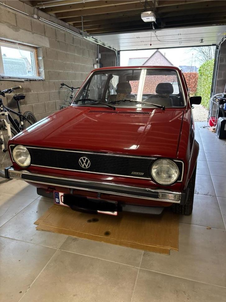 Volkswagen golf 1, Autos, Volkswagen, Particulier, Golf, Diesel, 3 portes, Boîte manuelle, Rouge, Noir, Cuir, Traction avant, Enlèvement