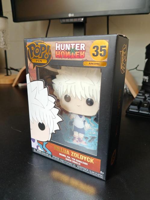 Funko Pop! Pin Hunter  Hunter #35 – Killua Zoldyck, Verzamelen, Speldjes, Pins en Buttons, Nieuw, Speldje of Pin, Merk, Ophalen of Verzenden