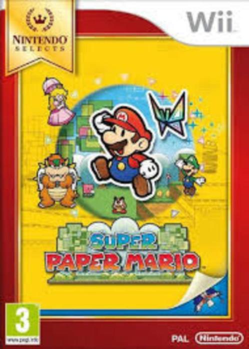 Super Paper Mario Wii-spel., Games en Spelcomputers, Games | Nintendo Wii, Zo goed als nieuw, Platform, 1 speler, Vanaf 3 jaar