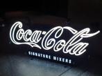 Zeldzame coca cola signature mixers lichtbak, Ophalen of Verzenden