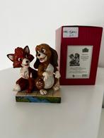 Disney - Fox and Hound - Frank&Frey GEHANDTEKEND JIM SHORE, Verzamelen, Ophalen, Overige figuren, Zo goed als nieuw, Beeldje of Figuurtje